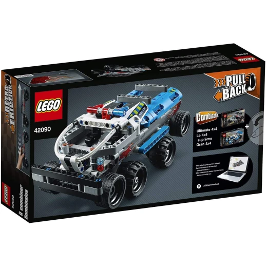 LEGO Technic Getaway Toy Truck, Pull-Back Motor, Monsters Truck Model - ليجو - Image 7