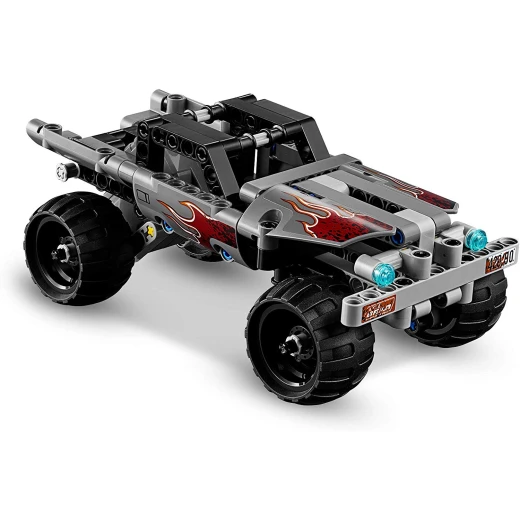 LEGO Technic Getaway Toy Truck, Pull-Back Motor, Monsters Truck Model - ليجو - Image 3