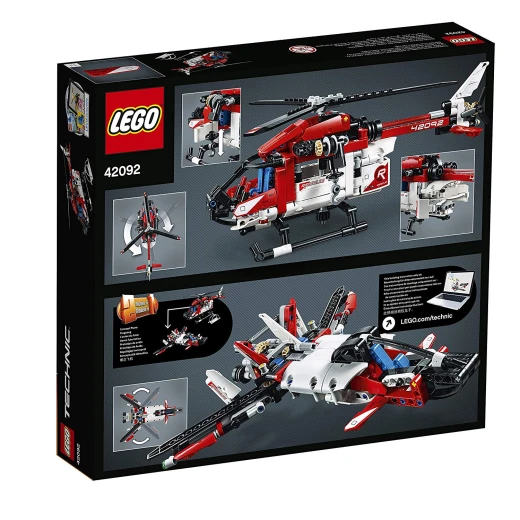 LEGO Technic Rescue Helicopter Building Blocks for Kids (325 Pcs) - ليجو - Image 6