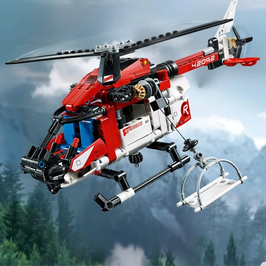 LEGO Technic Rescue Helicopter Building Blocks for Kids (325 Pcs) - ليجو - Image 9