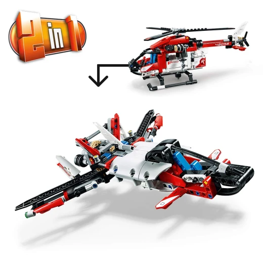 LEGO Technic Rescue Helicopter Building Blocks for Kids (325 Pcs) - ليجو - Image 5