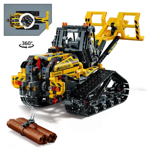 LEGO TECHNIC Tracked Loader Building Blocks for Kids (827 Pcs) - ليجو - Image 14
