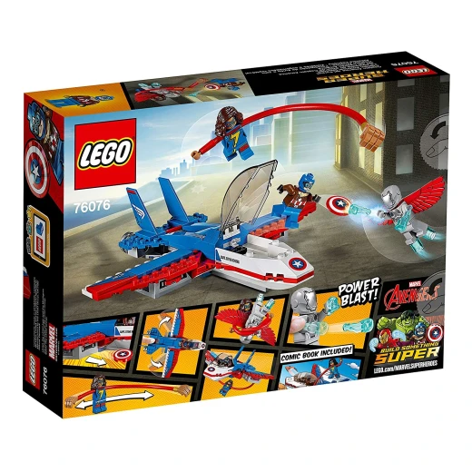 LEGO Superheroes Captain America Jet Pursuit - ليجو - Image 4
