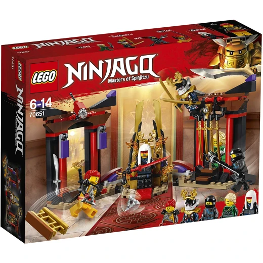 LEGO Ninjago Masters of Spinjitzu, Throne Room Showdown Building Set Construction Toy for Kids, 221 pieces - ليجو - Image 2