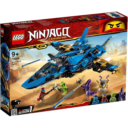 LEGO Ninjago Legacy Jay’s Storm Fighter Building Kit, 490 pieces - ليجو - Image 2