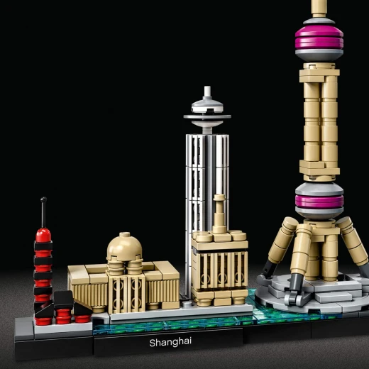 LEGO Architecture Shanghai Model Building Set with the Shanghai Tower and World Financial Centre - ليجو - Image 7