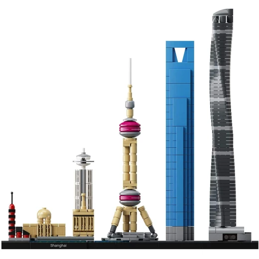 LEGO Architecture Shanghai Model Building Set with the Shanghai Tower and World Financial Centre - ليجو - Image 8
