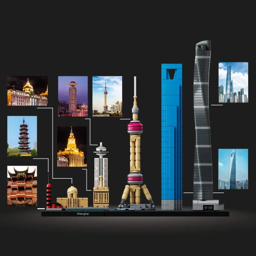 LEGO Architecture Shanghai Model Building Set with the Shanghai Tower and World Financial Centre - ليجو - Image 9