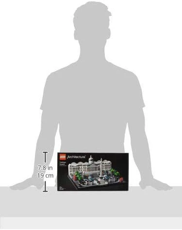 LEGO Architecture Trafalgar Square Building Set with London Landmark National Gallery Collectible Model, 1197 pieces. - ليجو - Image 7