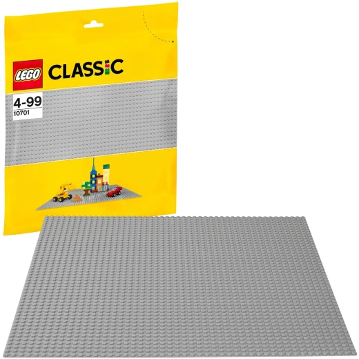LEGO Classic Grey Baseplate Learning Toy LEGO Classic Grey Baseplate Learning Toy