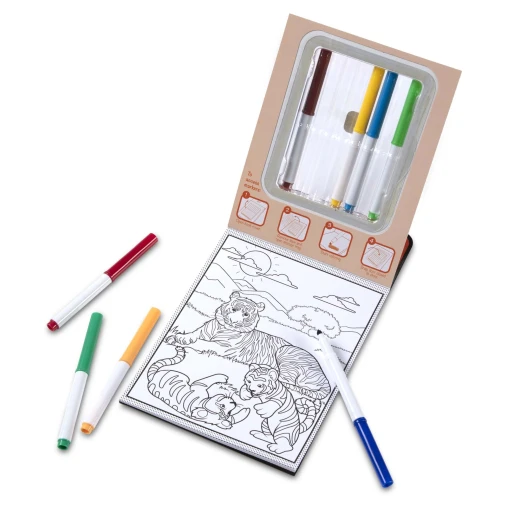 Melissa & Doug On The Go Magic Pattern Pad  - Wild Animals - ميليسا اند دوج - Image 2