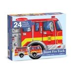 Melissa & Doug Giant Fire Truck Floor 24 Pieces - ميليسا اند دوج