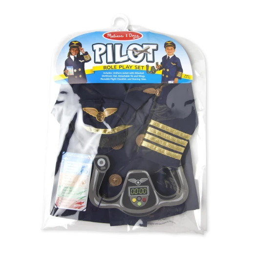 Melissa & Doug Pilot Role Play Costume Set, 3-6 years - Melissa &amp; Doug - Image 7