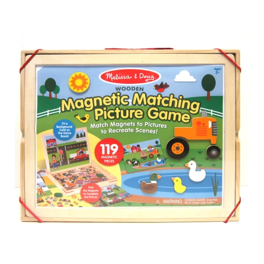 Melissa & Doug Wooden Magnetic Matching Picture Game - Melissa &amp; Doug - Image 3