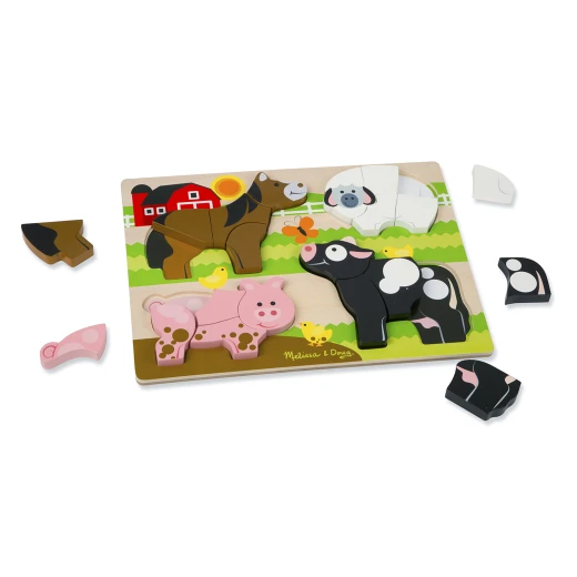 Chunky Jigsaw Puzzle - Farm Animals - ميليسا اند دوج - Image 4