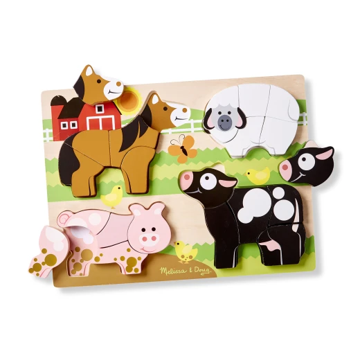 Chunky Jigsaw Puzzle - Farm Animals - ميليسا اند دوج - Image 3