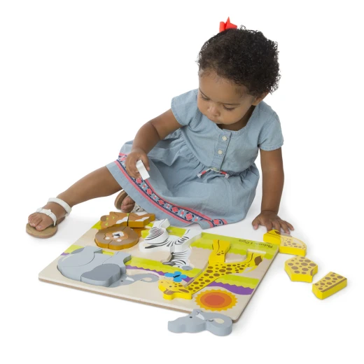 Melissa and Doug Chunky Jigsaw Puzzle - Safari - ميليسا اند دوج - Image 4