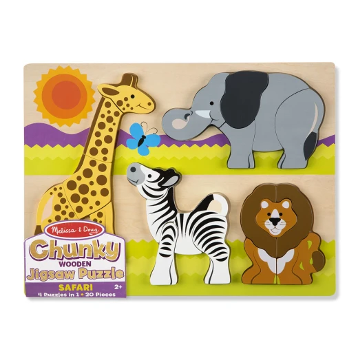 Melissa and Doug Chunky Jigsaw Puzzle - Safari Melissa and Doug Chunky Jigsaw Puzzle - Safari