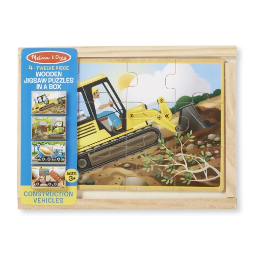 Melissa and Doug Construction Jigsaw Puzzles in a Box - ميليسا اند دوج - Image 4