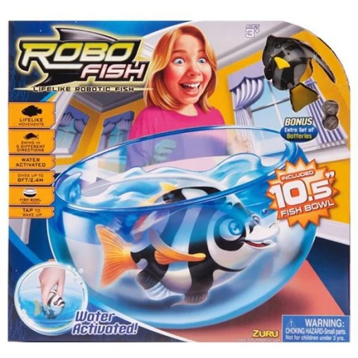 Robo Fish- Wave 5 Deep Sea w bowl Robo Fish- Wave 5 Deep Sea w bowl