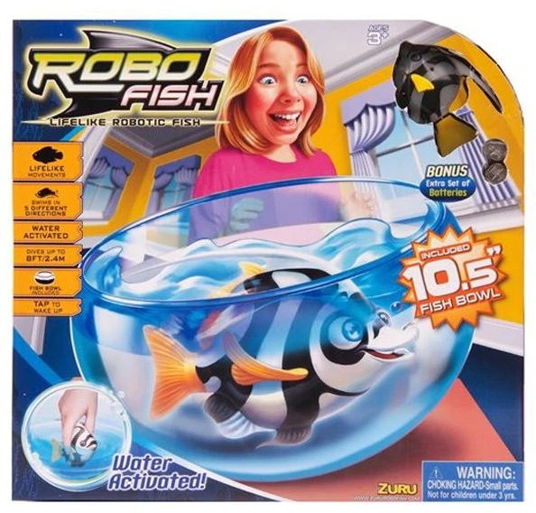 Robo Fish- Wave 5 Deep Sea w bowl - نيو بوي