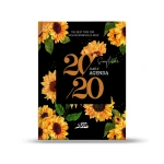 Mofakera Sun Flower Agenda 2020 - مفكرة