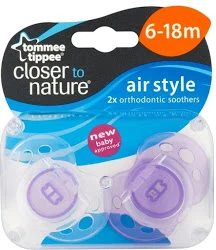 Tommee Tippee Soother Air Style, 6-18 شهر, Assortment - تومي تيبي - Image 3