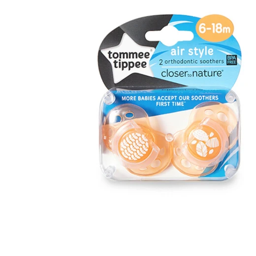 Tommee Tippee Soother Air Style, 6-18 شهر, Assortment - تومي تيبي - Image 2