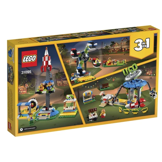 LEGO Creator 3in1 Fairground Carousel Building Kit, New 2019 (595 Pieces) - ليجو - Image 4