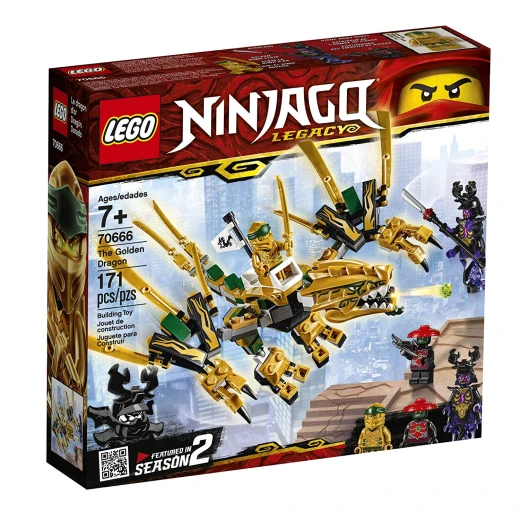 LEGO NINJAGO Legacy Golden Dragon Building Kit, 2019 (171 Pieces) - ليجو - Image 3