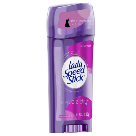 Lady Speed Stick by Mennen Invisible Dry Antiperspirant & Deodorant Solid Shower Fresh2.3oz Lady Speed Stick by Mennen Invisible Dry Antiperspirant & Deodorant Solid Shower Fresh2.3oz