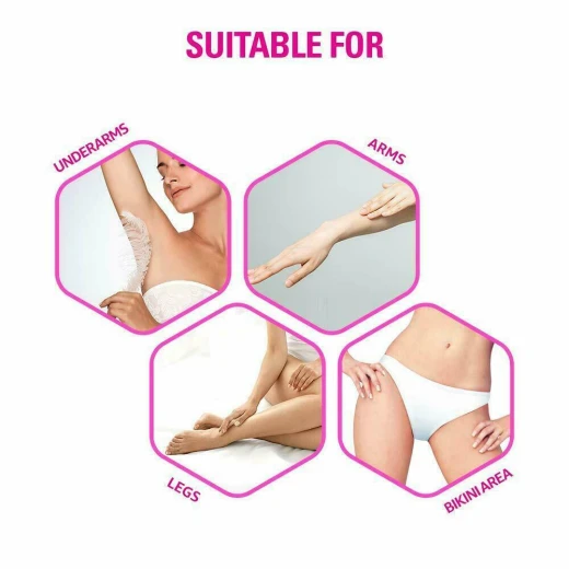 مجموعة فيت واكس لكامل الجسم للبشرة العادية ، تقنية ايزي جل واكس ، 20 شريحة - فيت - Image 3