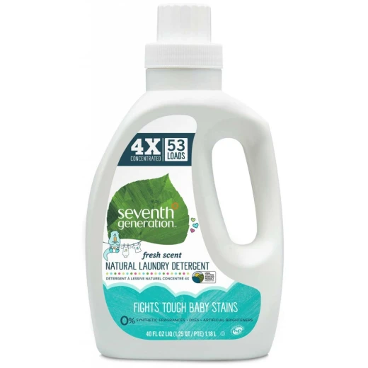 Seventh Generation Concentrated Baby Laundry Detergent, Fresh Scent 1.18 L Seventh Generation Concentrated Baby Laundry Detergent, Fresh Scent 1.18 L
