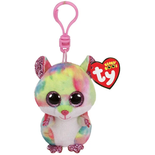 Ty Beanie Babies, Boos Rodney the Pink Hamster Boo Key Clip