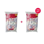 Septona Daily Clean Colored Cotton Balls, 100 Pieces - White Friday Offer - Buy 1 Get 1 Free - سيبتونا