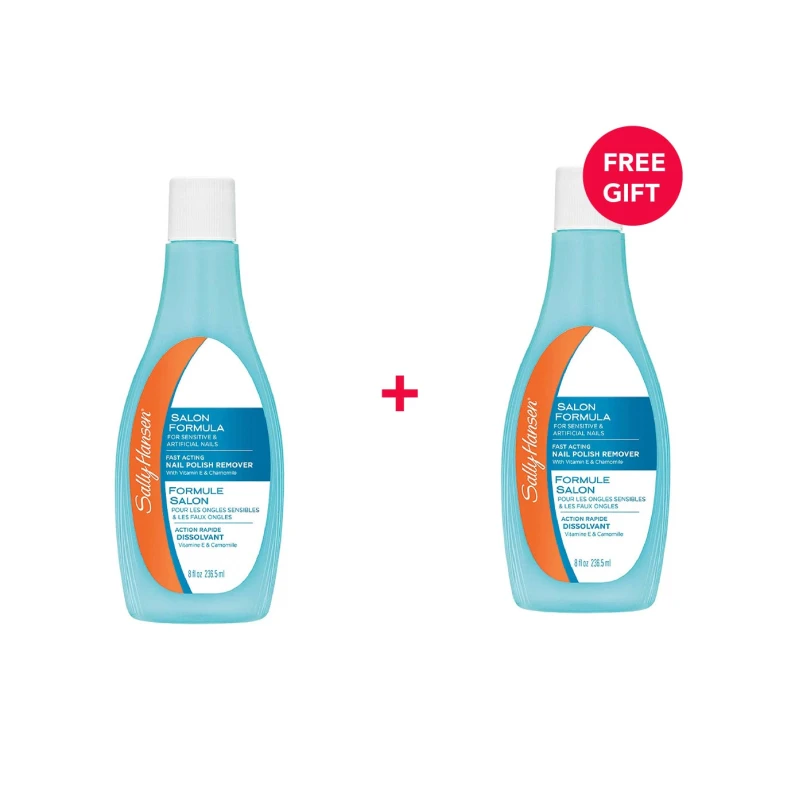Sally Hansen Nail Polish Remover with Vitamin E and Chamomile, 236 ml - White Friday Offer - Buy 1 Get 1 Free - سالي هانسن