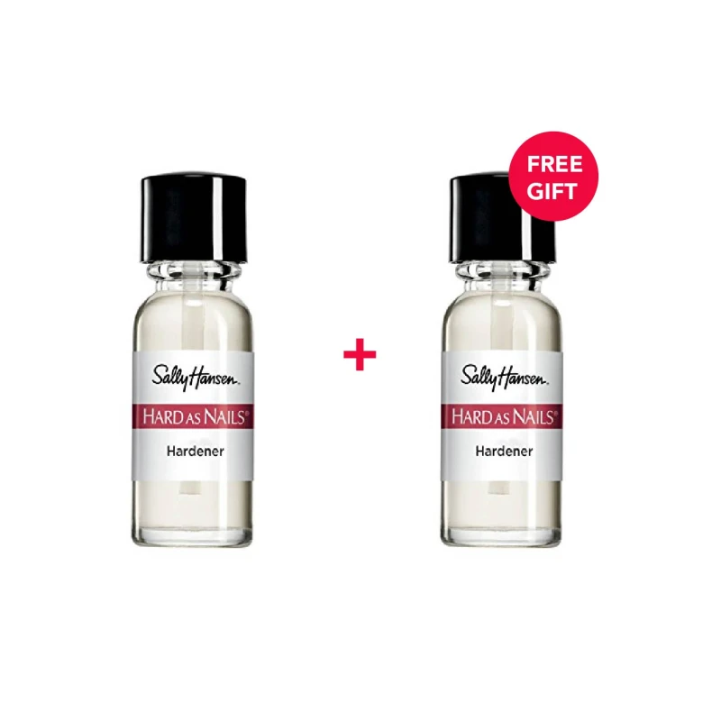 Sally Hansen Hard as Nails Nail Polish Transparent - White Friday Offer - Buy 1 Get 1 Free - سالي هانسن