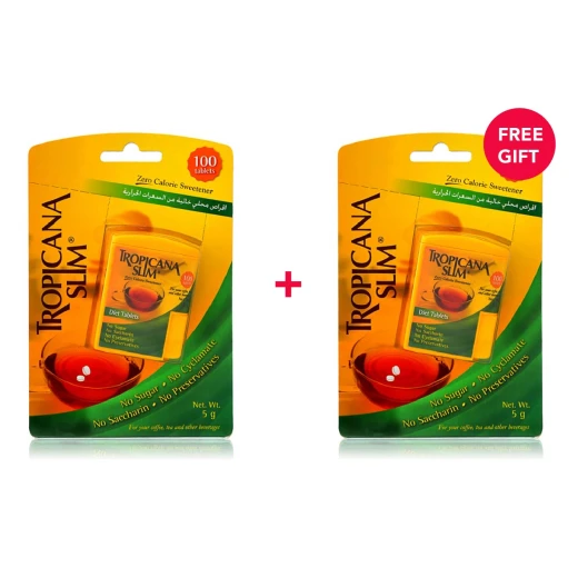 Tropicana Slim Zero Calorie Tablet 100 - White Friday Offer - Buy 1 Get 1 Free