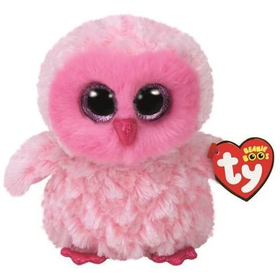 Small Twiggy The PINK Owl, pink owl 15,5 cm