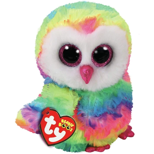 Ty Owen Owl Beanie Boo 15cm