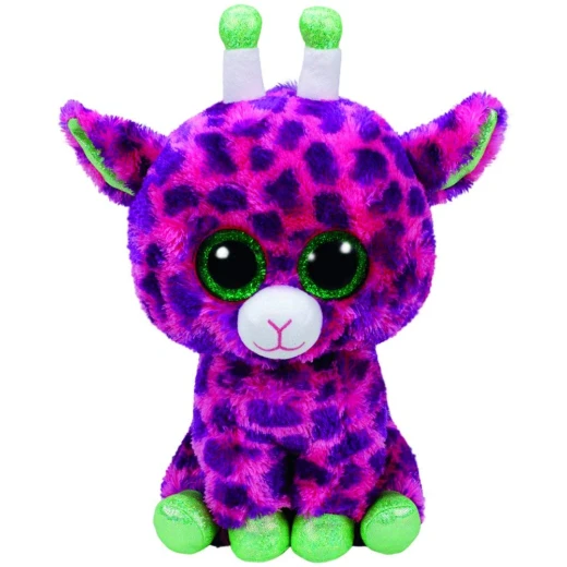 Ty Gilbert Glitter Eye Pink Giraffe Beanie Boo Plush – Pink/Purple, 72 cm, Glub Sliding's Ty Gilbert Glitter Eye Pink Giraffe Beanie Boo Plush – Pink/Purple, 72 cm, Glub Sliding's