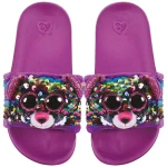 Stuffems Toy Shop Ty Flippable Fashion Slides - Dotty - Size Large (4-6) - Ty