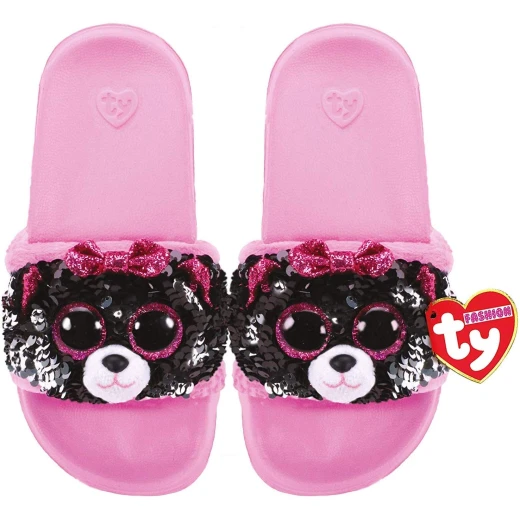 Stuffems Toy Shop Ty Flippable Fashion Slides - Kiki - Size Large (4-6) Stuffems Toy Shop Ty Flippable Fashion Slides - Kiki - Size Large (4-6)