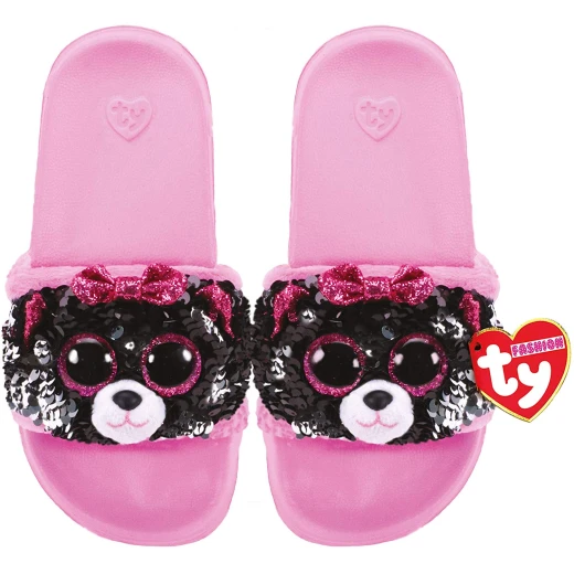 Stuffems Toy Shop Ty Flippable Fashion Slides - Kiki - Size Medium (1-3) Stuffems Toy Shop Ty Flippable Fashion Slides - Kiki - Size Medium (1-3)