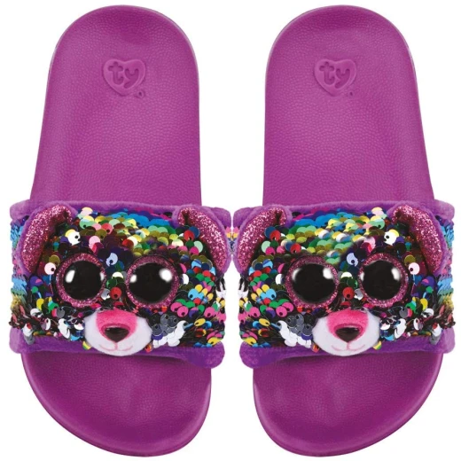 Ty Flippable Fashion Slides - Dotty - Size Small (11-13)