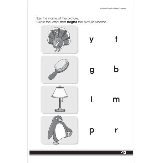 School Zone - Get Ready for Kindergarten Workbook - Ages 3 to 6 - سكول زون - Image 2