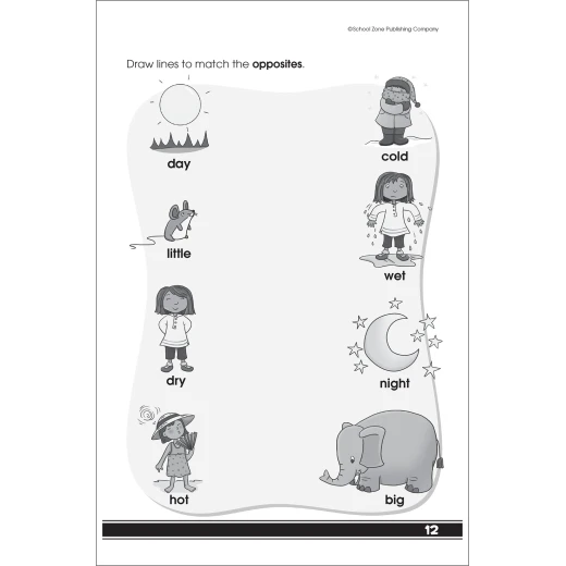 School Zone - Get Ready for Kindergarten Workbook - Ages 3 to 6 - سكول زون - Image 4