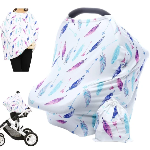Hicoco Nursing Cover Carseat Canopy - Baby Breastfeeding Cover Hicoco Nursing Cover Carseat Canopy - Baby Breastfeeding Cover