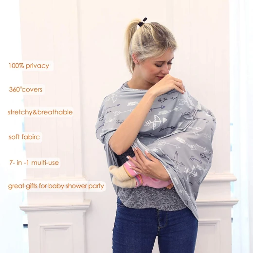 Hicoco Nursing Cover Carseat Canopy - Baby Breastfeeding Cover - هيكوكو - Image 9