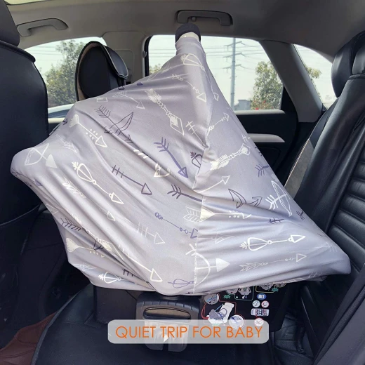 Hicoco Nursing Cover Carseat Canopy - Baby Breastfeeding Cover - هيكوكو - Image 8